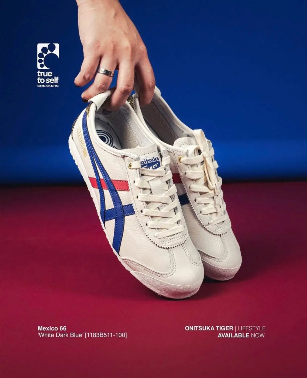 Onitsuka tiger mexico 66 white blue (151