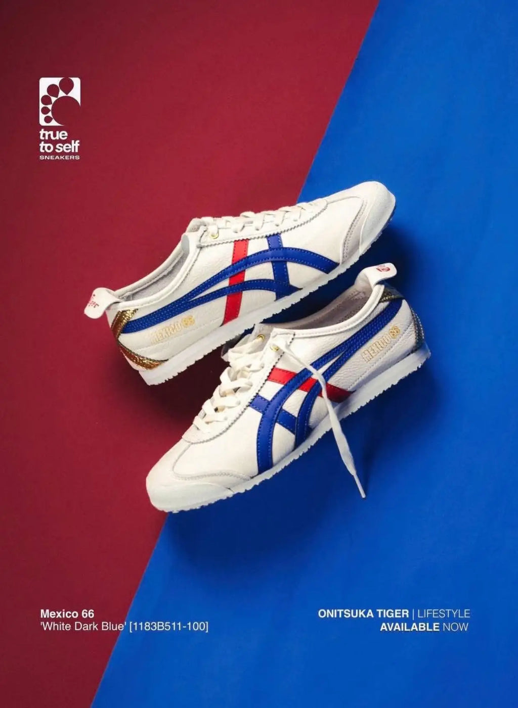 Onitsuka tiger mexico 66 white blue (151