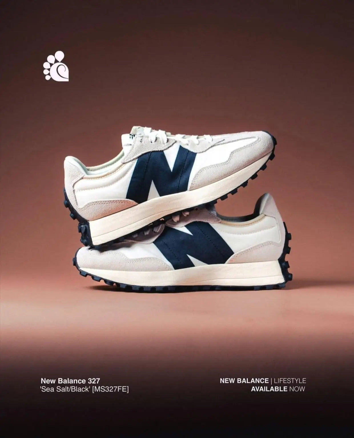 New Balance 327 White Black (460