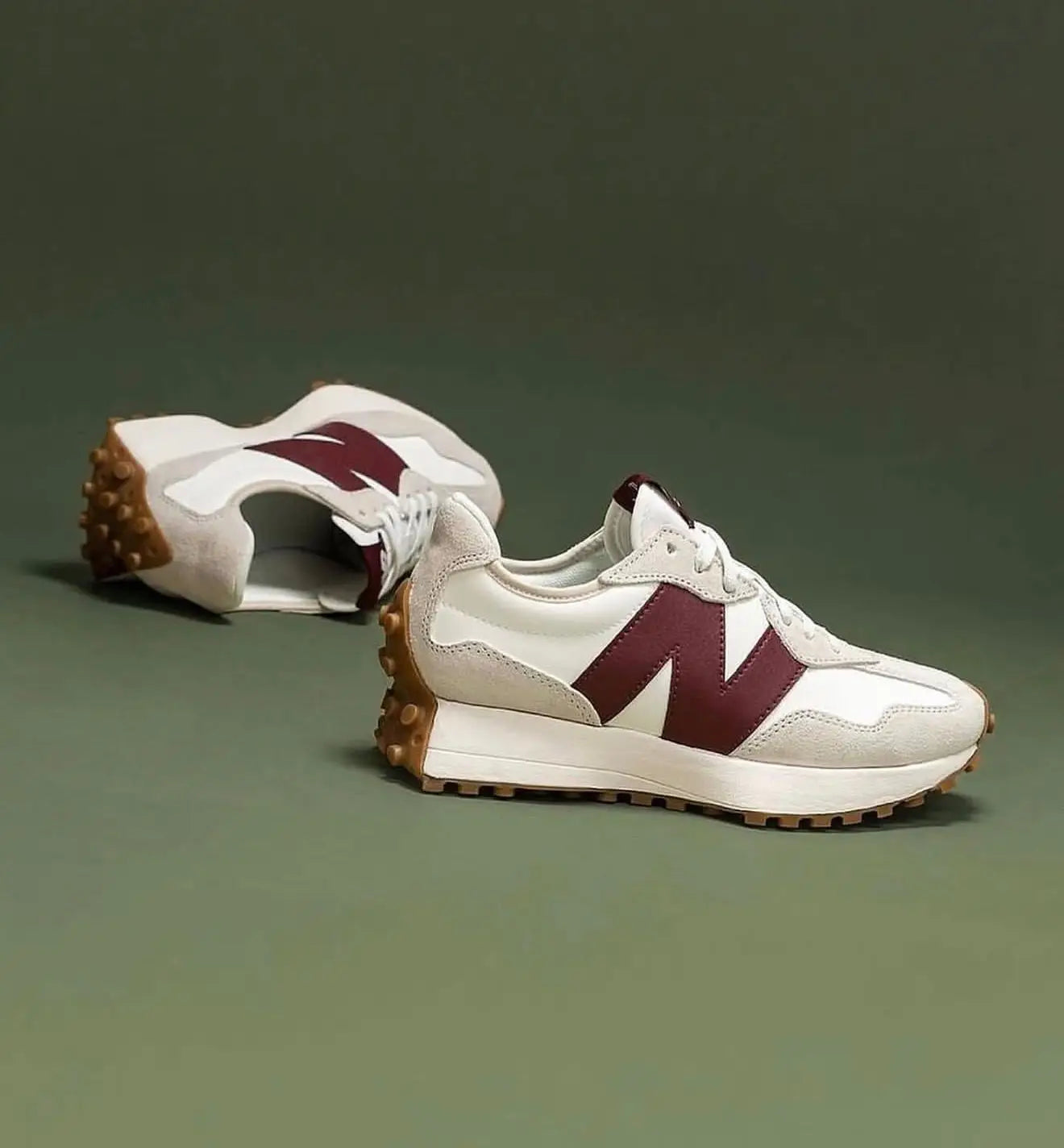 New balanc 327 moonbeam burgundy Fix(084