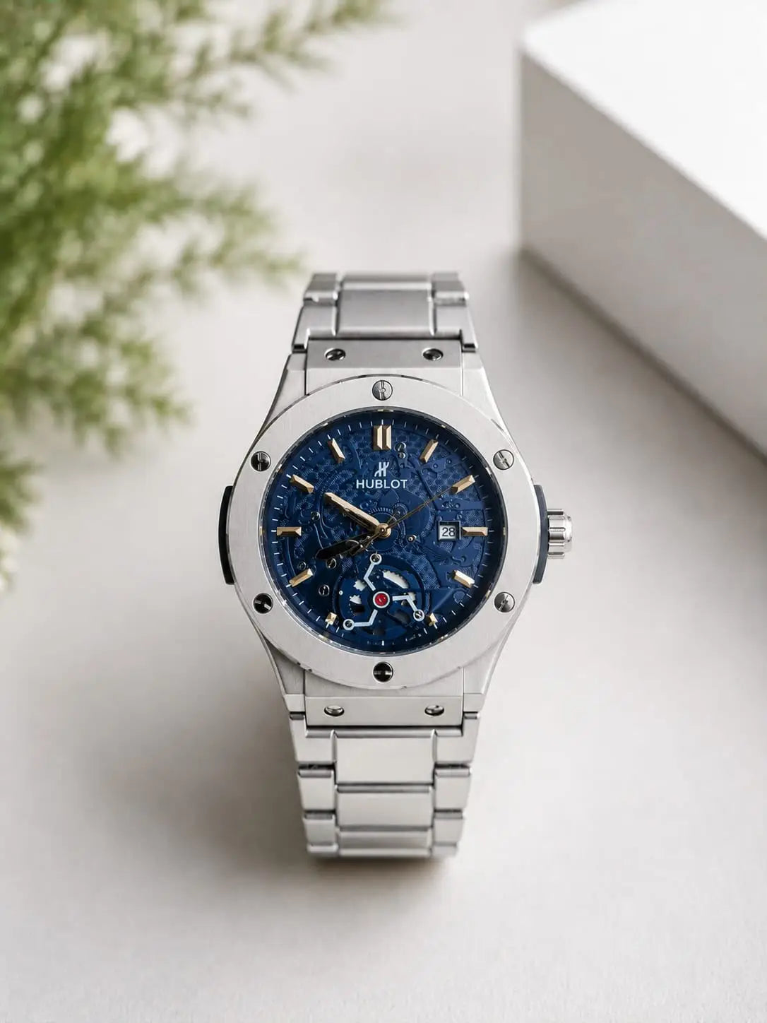 Hublot Silver Blue