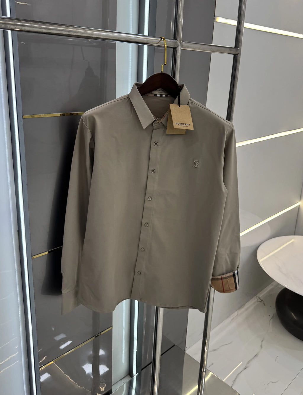 Burberr y Cream Imported Premium Shirt