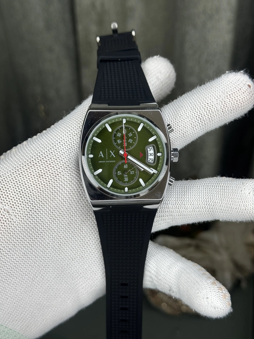 Arman i Exchange Oliver Black Green Chronograph Premium Watch