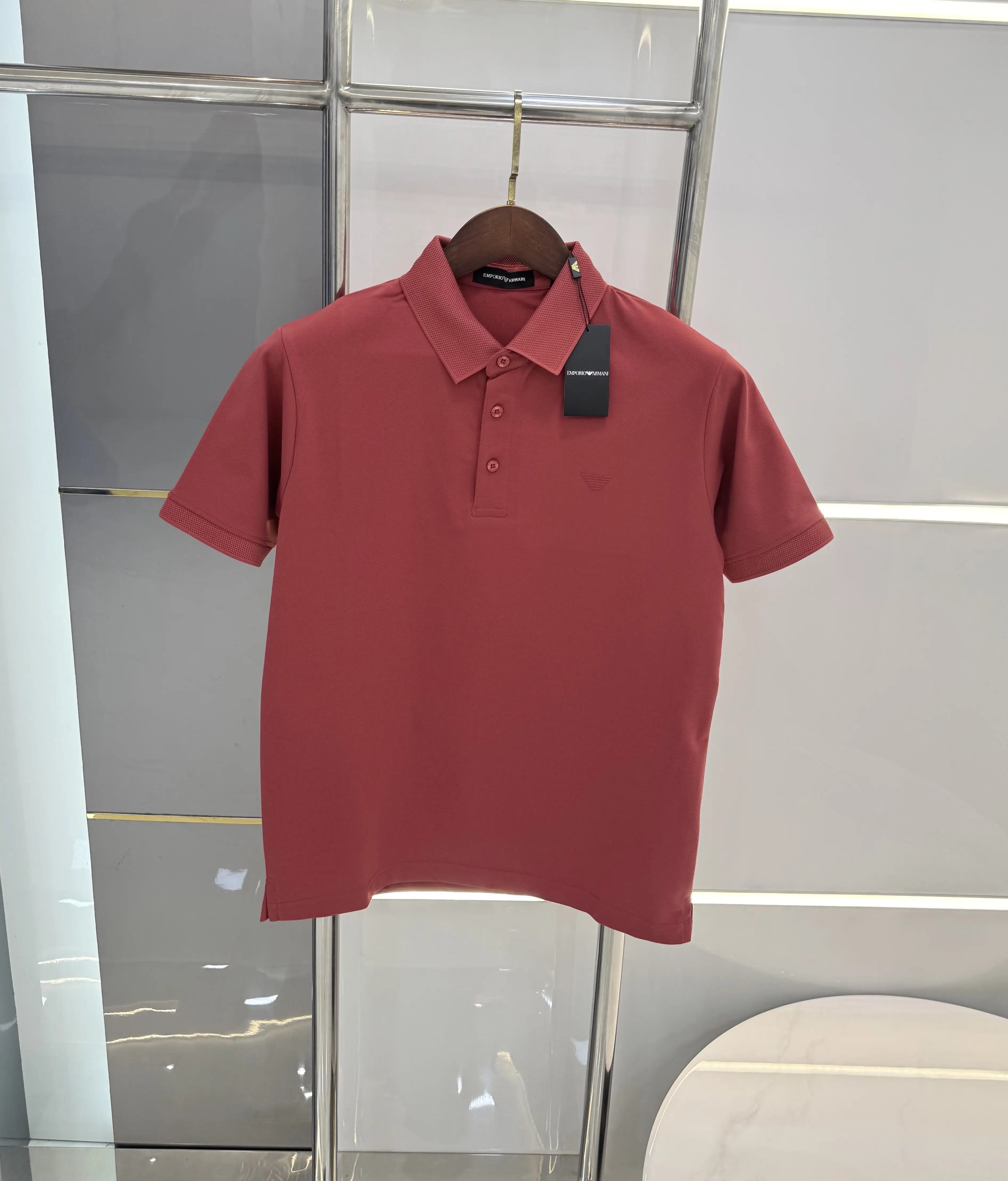 Emporio Arman i Milange Logo Work Premium Polo T-shirt Secondary image