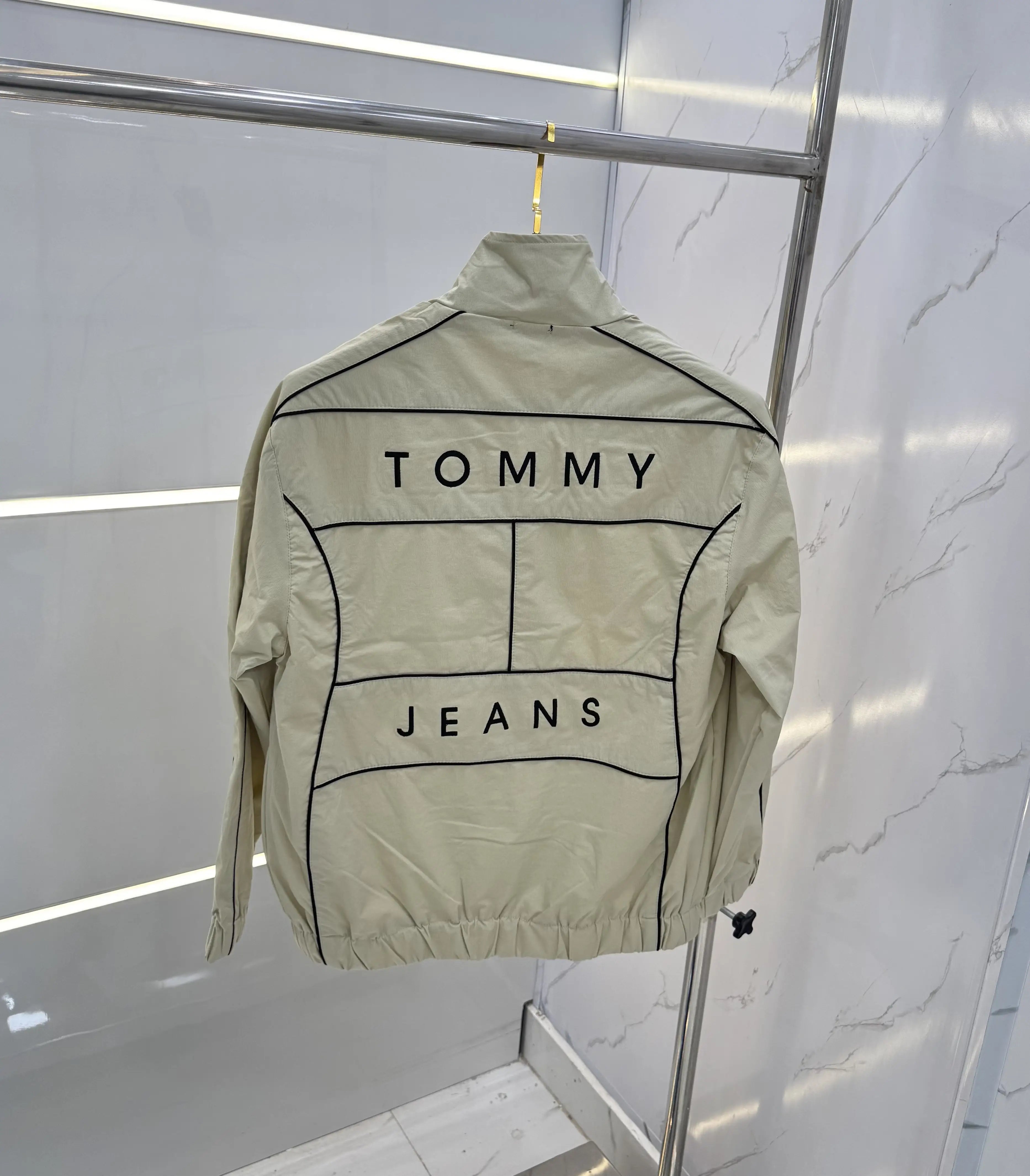Tommy  Hilfiger Beige Imported Premium WindBreaker Jacket