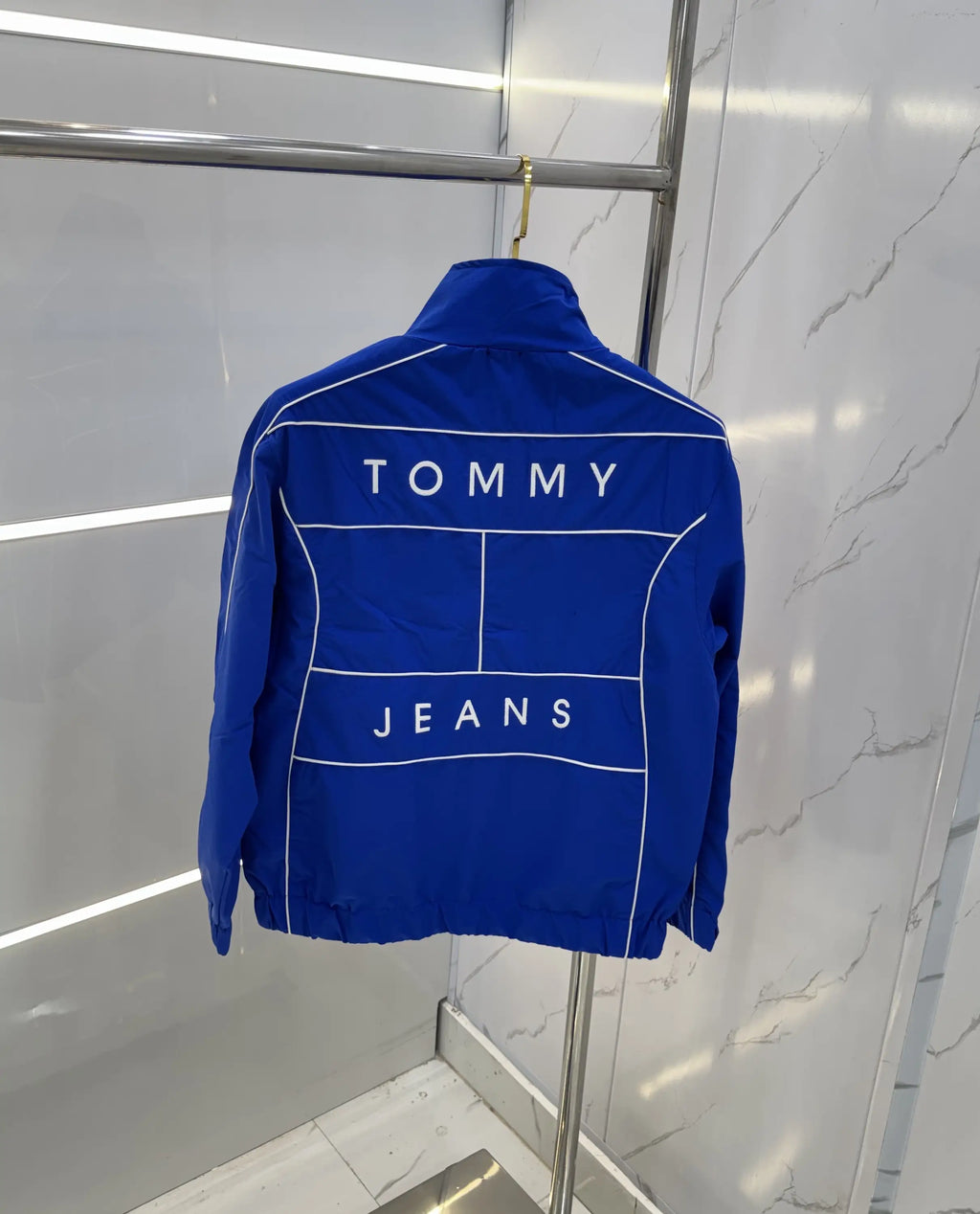 Tomm y  Hilfige r Blue Imported Premium WindBreaker Jacket