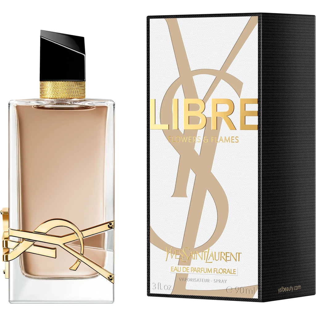 373 Yves Saint Laurent Libre Flowers & Flames Eau de Parfum Florale 90ml - For Her