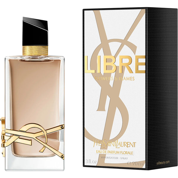 373 Yves Saint Laurent Libre Flowers & Flames Eau de Parfum Florale 90ml - For Her