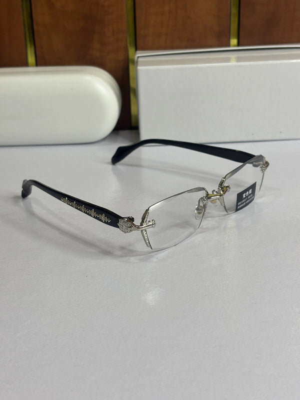 Chrome Hearts Old Money Frameless Silver
