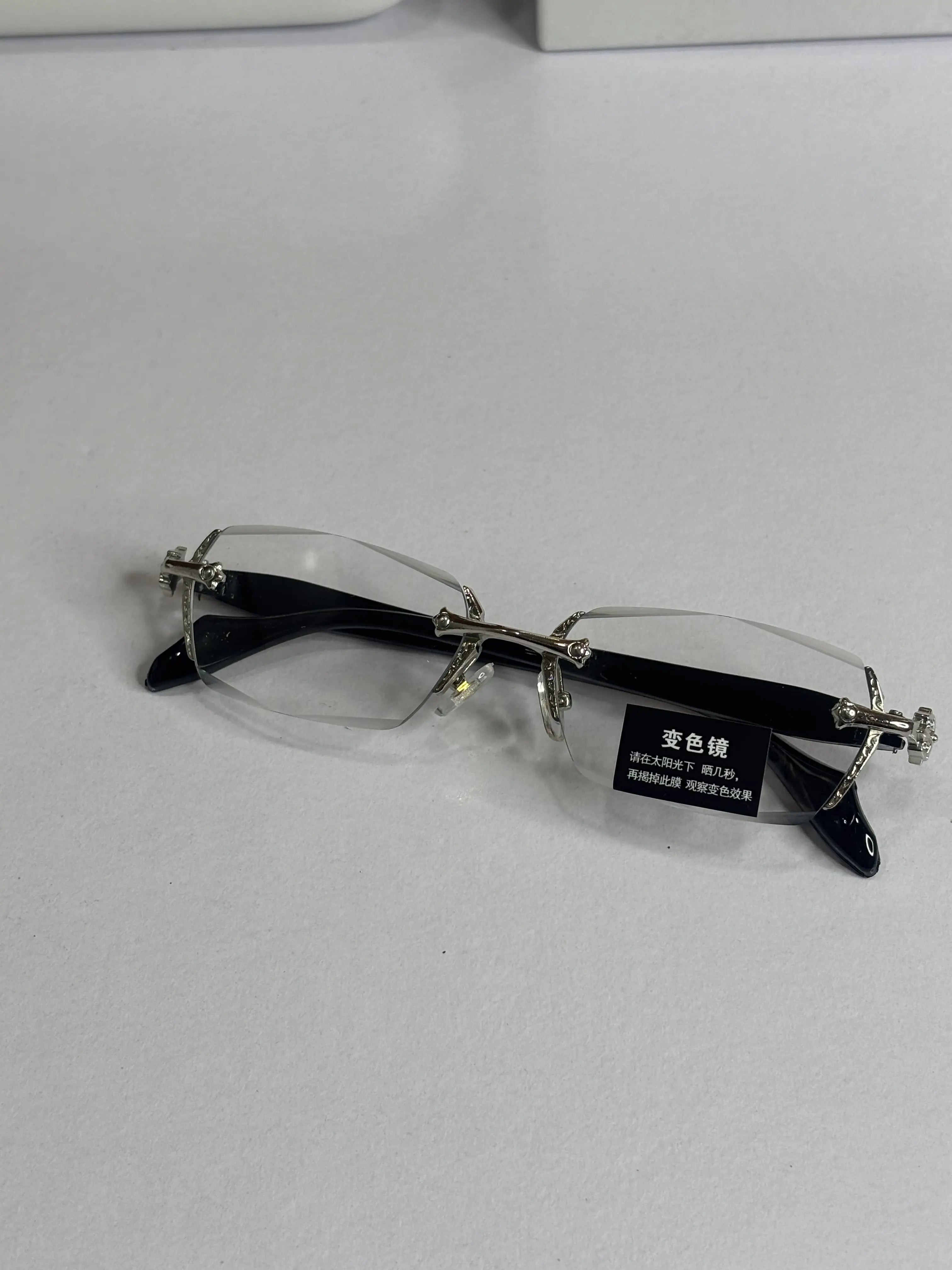 Chrome Hearts Old Money Frameless Silver