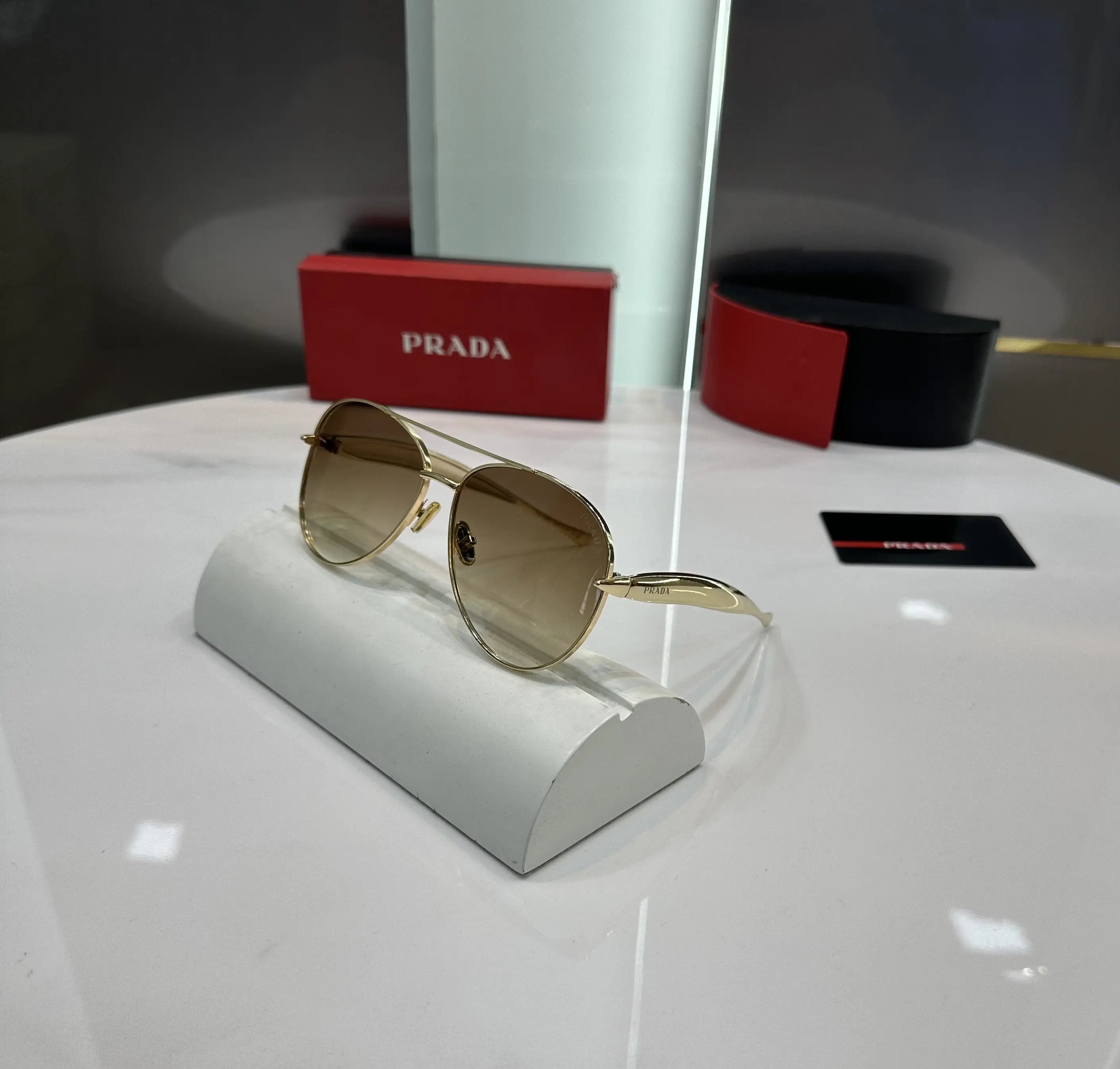 Prad a Gold Brown Metal Premium Shades 5008 Main image