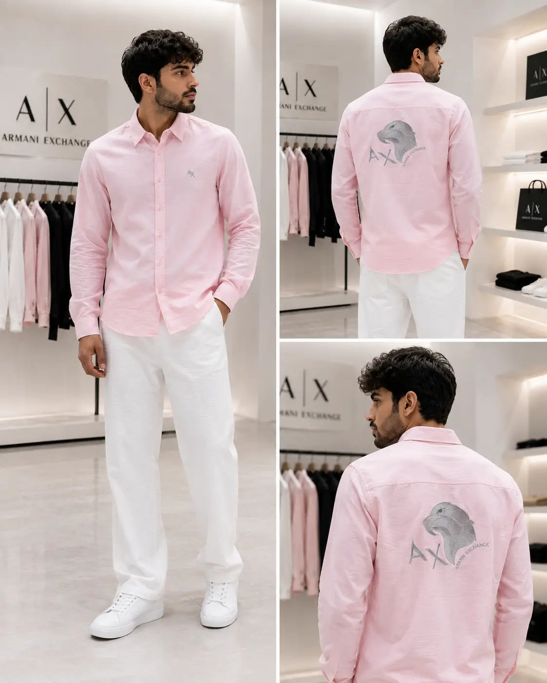 Arman i Exchange Pink White Italian Imported Combo Main image