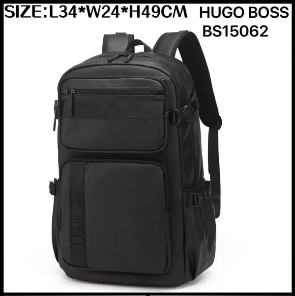 Hugo Bos s Luxury Imported Backpack Black b2978