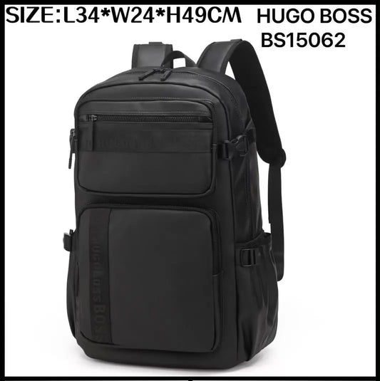 Hugo Bos s Luxury Imported Backpack Black b2978