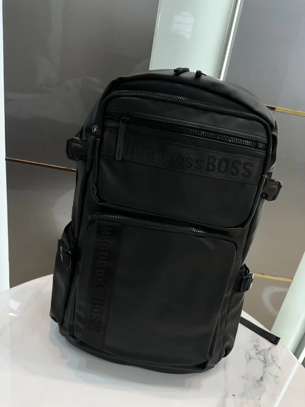 Hugo Bos s Luxury Imported Backpack Black b2978