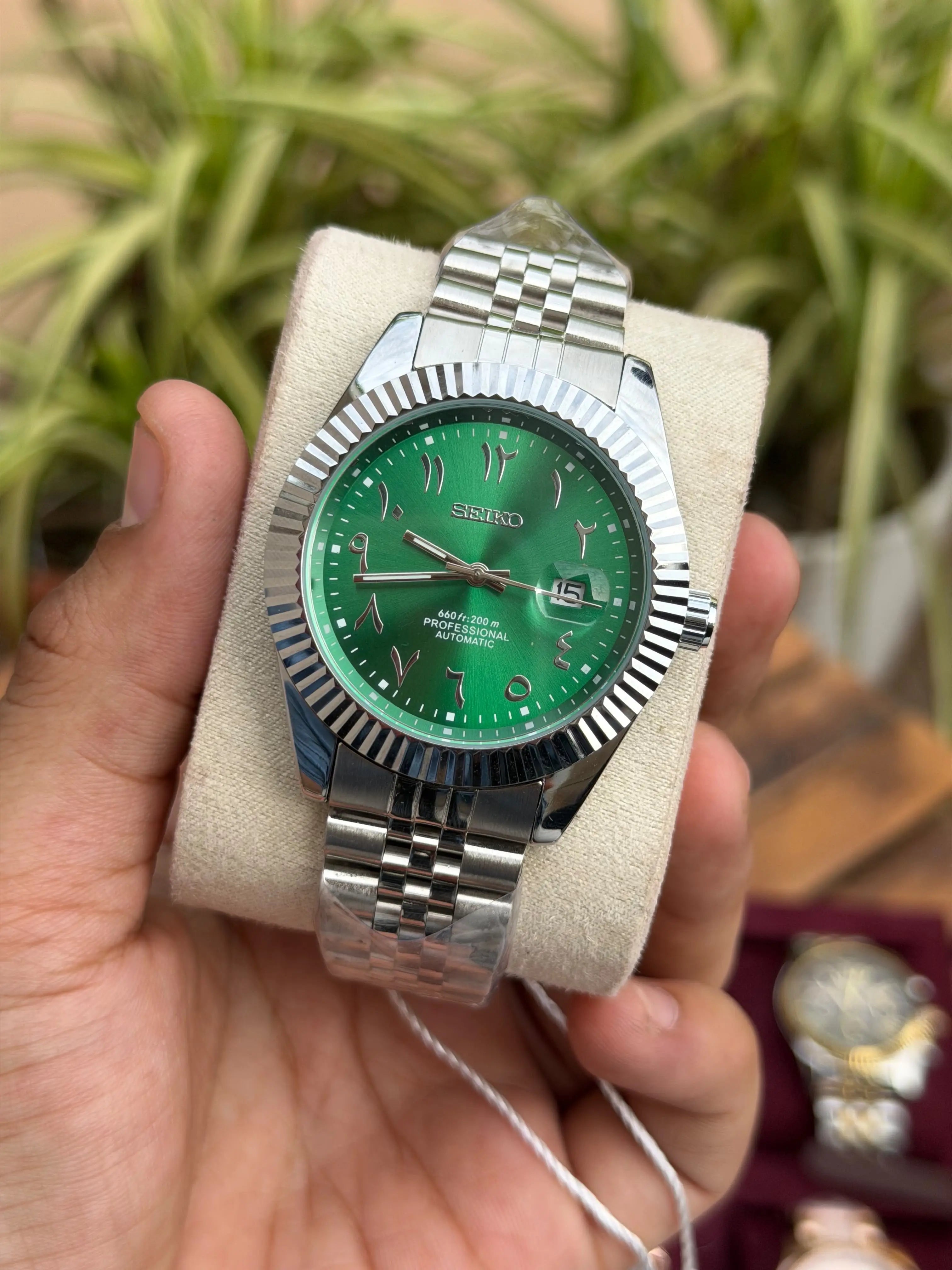 Seiko Date Just Arabic heavy quality
