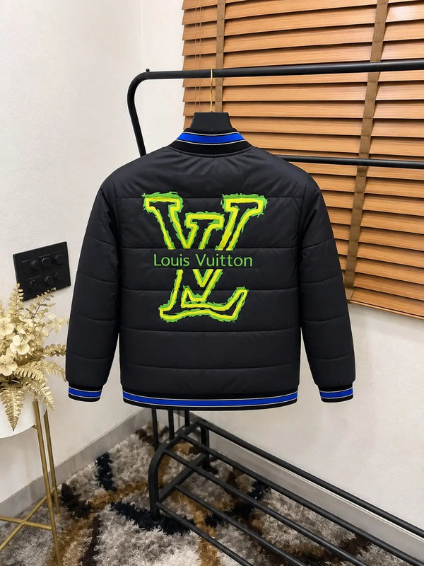 Loui_s Vuitton Printed Turkey Imported Premium Puffer Jacket