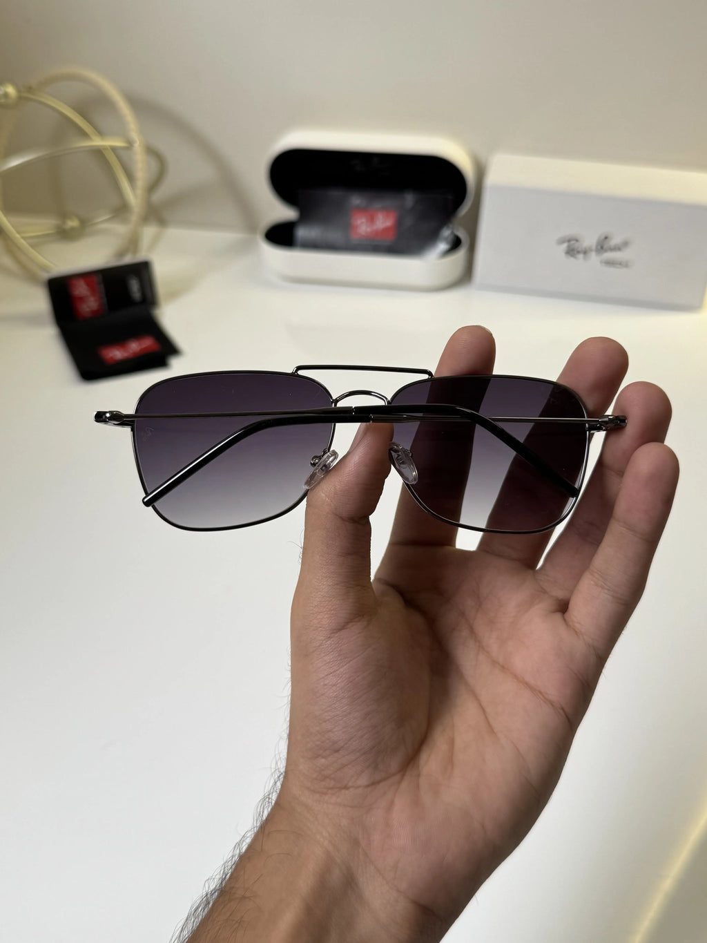 Rayban_3632_Gun_Blue_Shaded