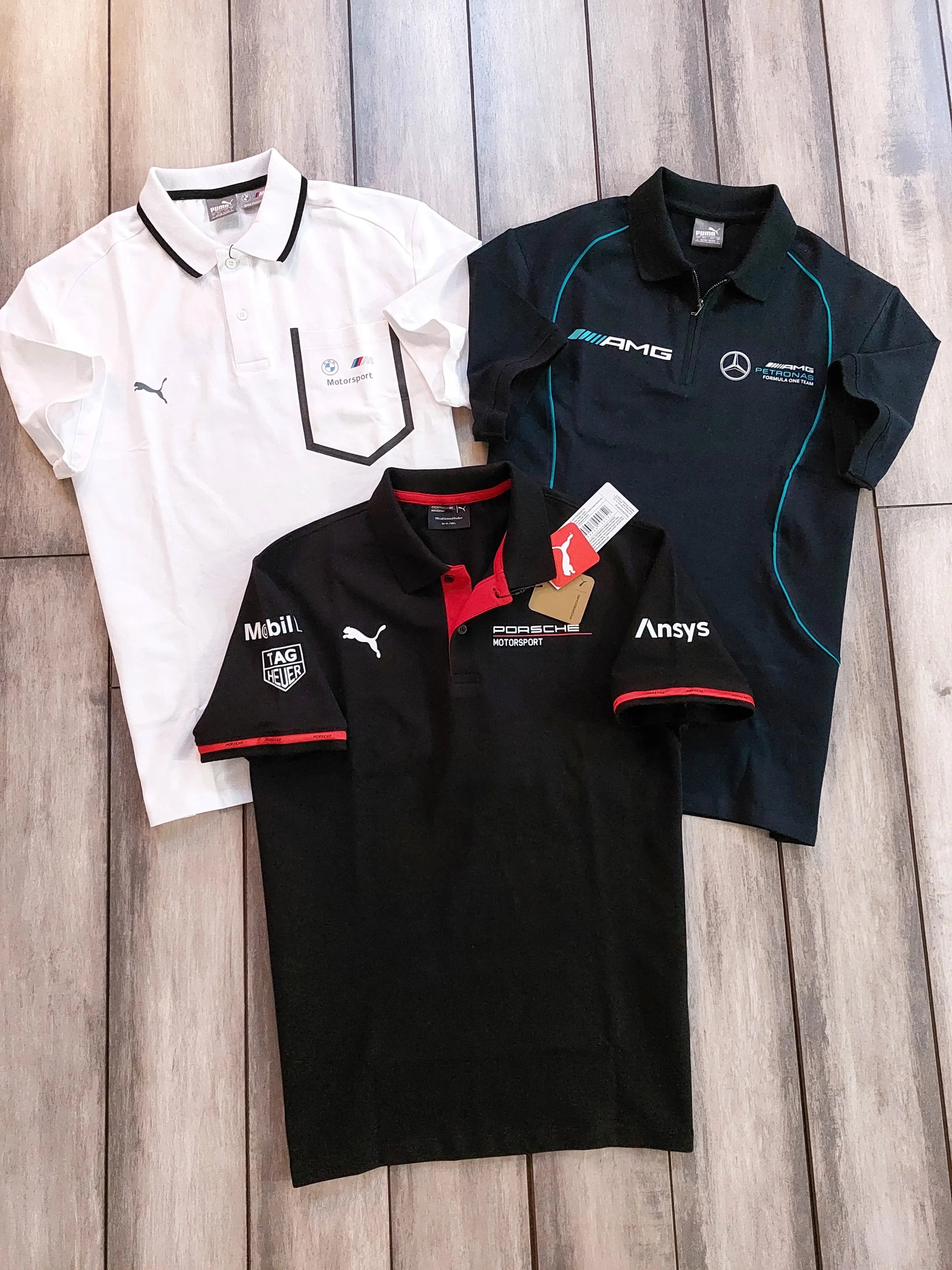Pum a Navy Blue Mercedes Edition Premium Polo T-shirt Secondary image