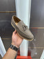 Loro_Piana Beige Premium Leather Loafers