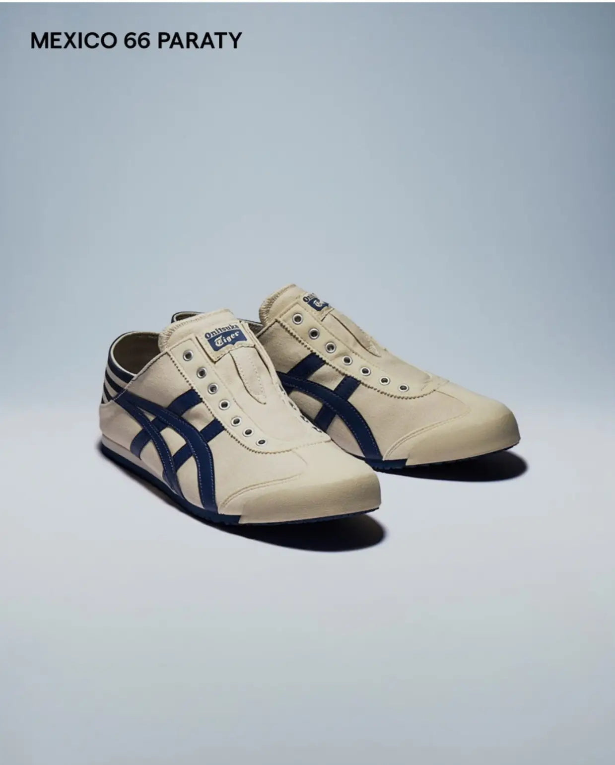 Onitsuka Tiger Mexico 66 Slip On Paraty Cream White Natural Blue (463 Main image