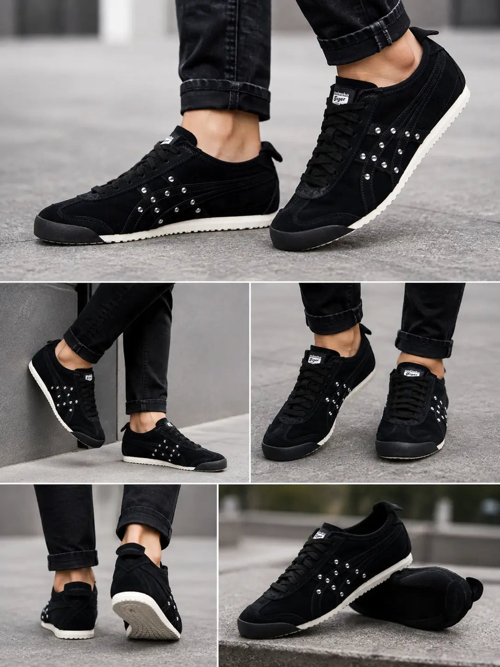 Onitsukaa tiger Mexico 66 SD Crystal black suede (390) fix
