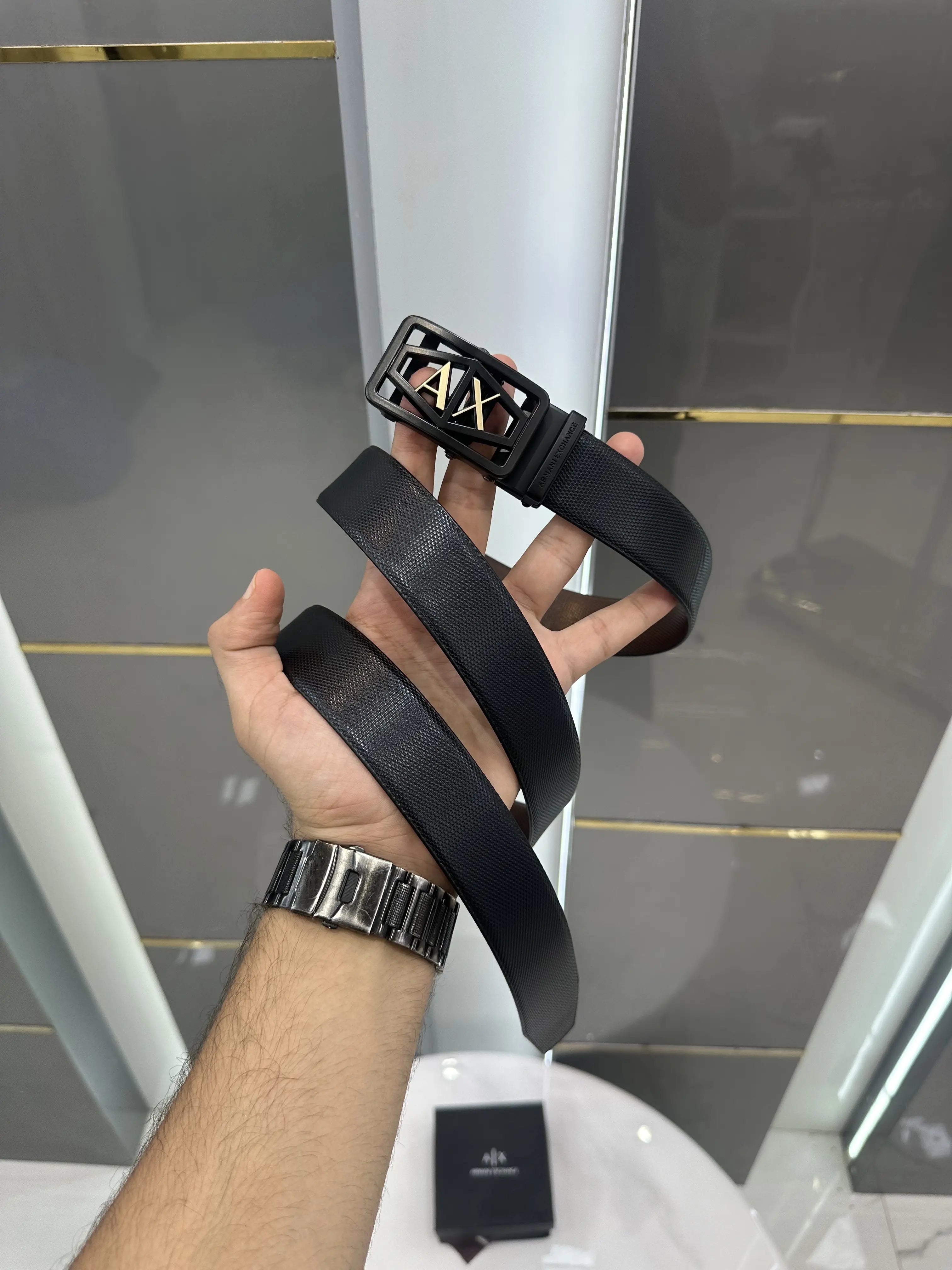 Armani Exchang e Premium Imported Belt Autolock ax78