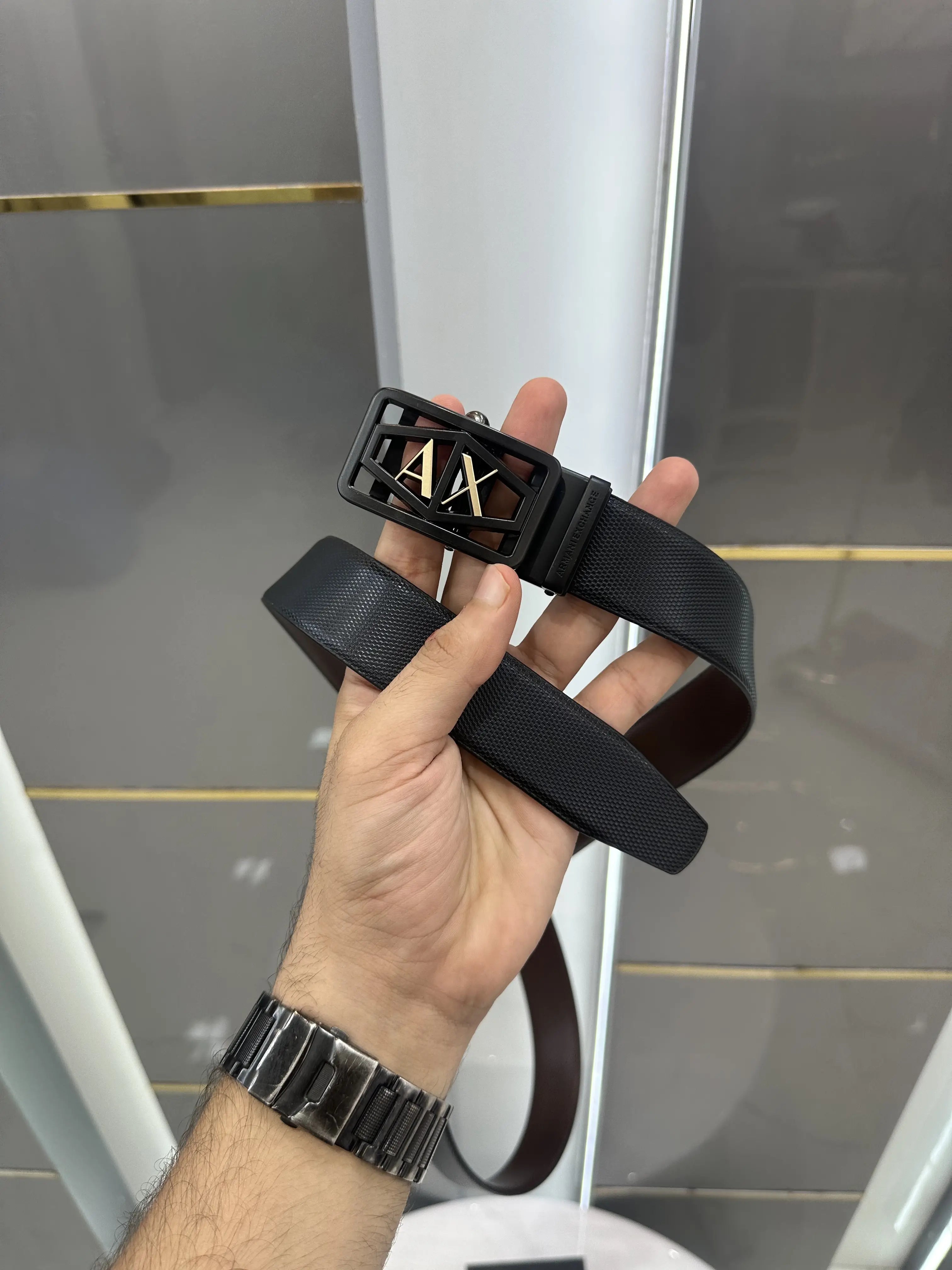 Armani Exchang e Premium Imported Belt Autolock ax78