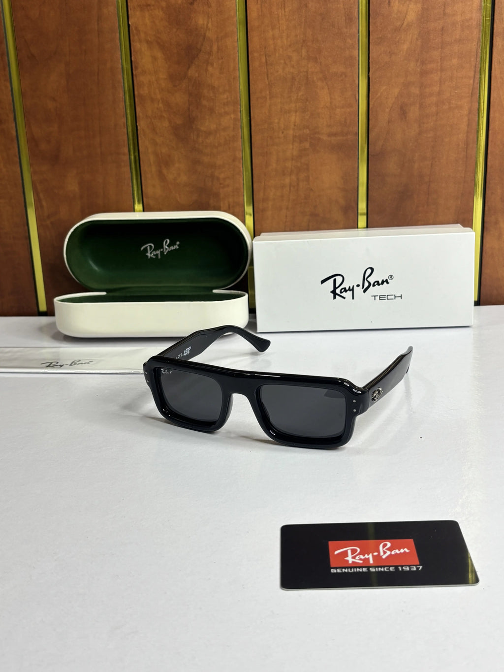 Rayban 4954 Puffer Square Glossy Black 