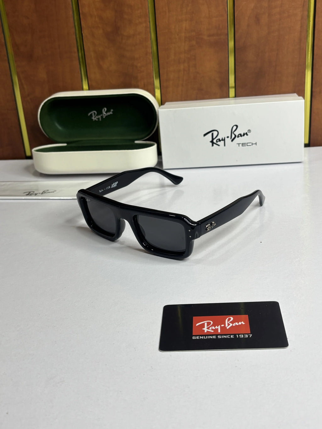 Rayban 4954 Puffer Square Glossy Black 