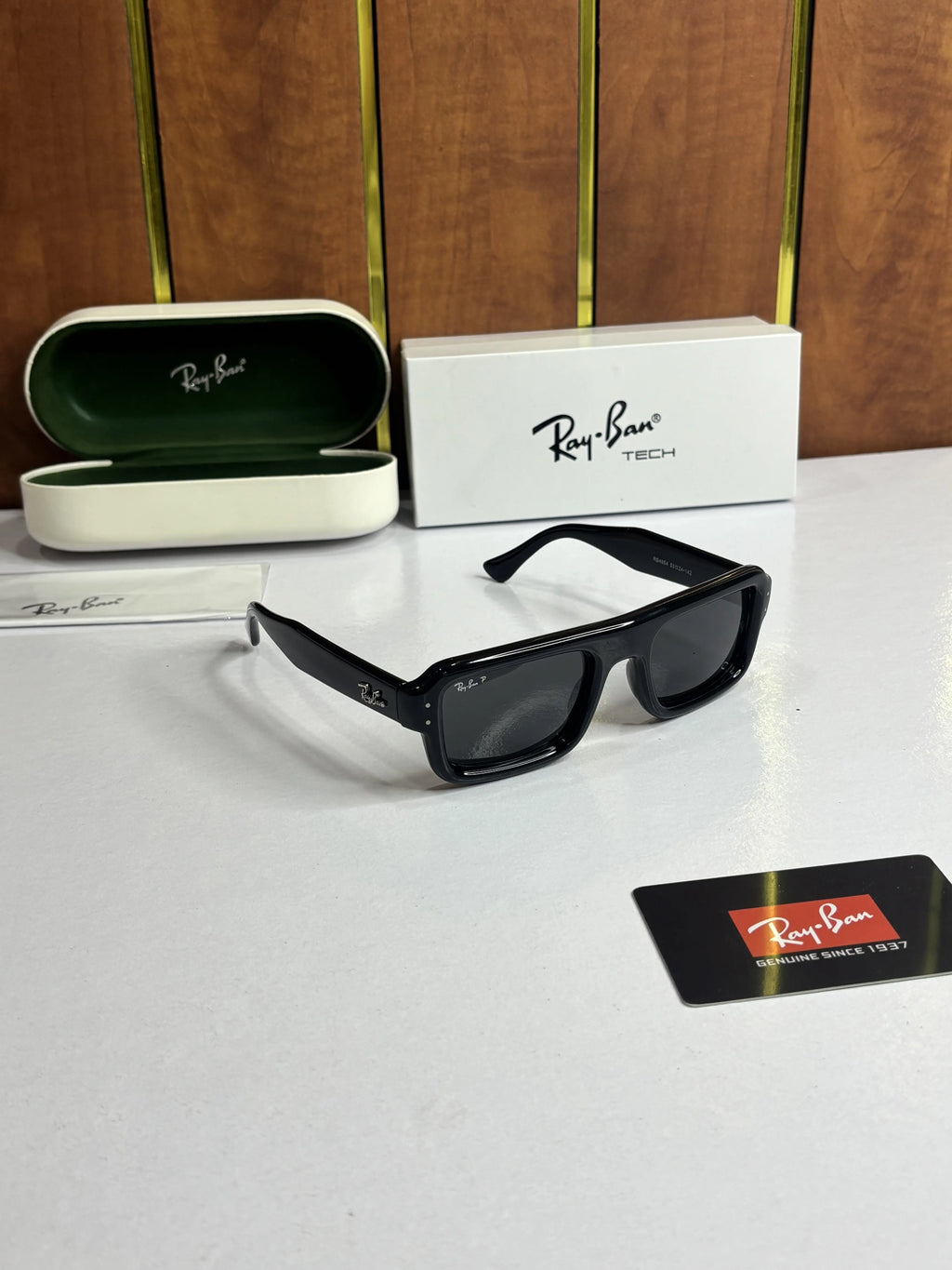 Rayban 4954 Puffer Square Glossy Black 
