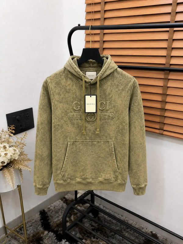 Gucc_i Tie Dye Print Italian Imported Premium Denim Hoodie