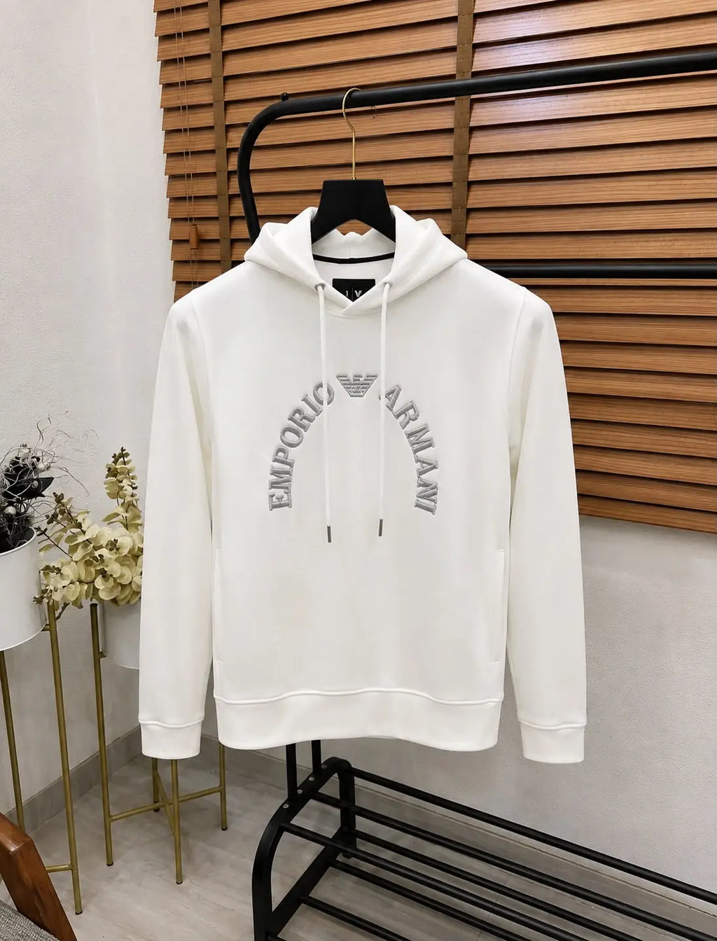 Emporio Arman_i Emroidery Print Imported Premium Hoodie