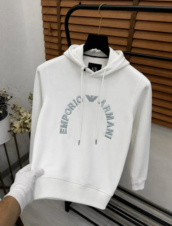 Emporio Arman_i Emroidery Print Imported Premium Hoodie