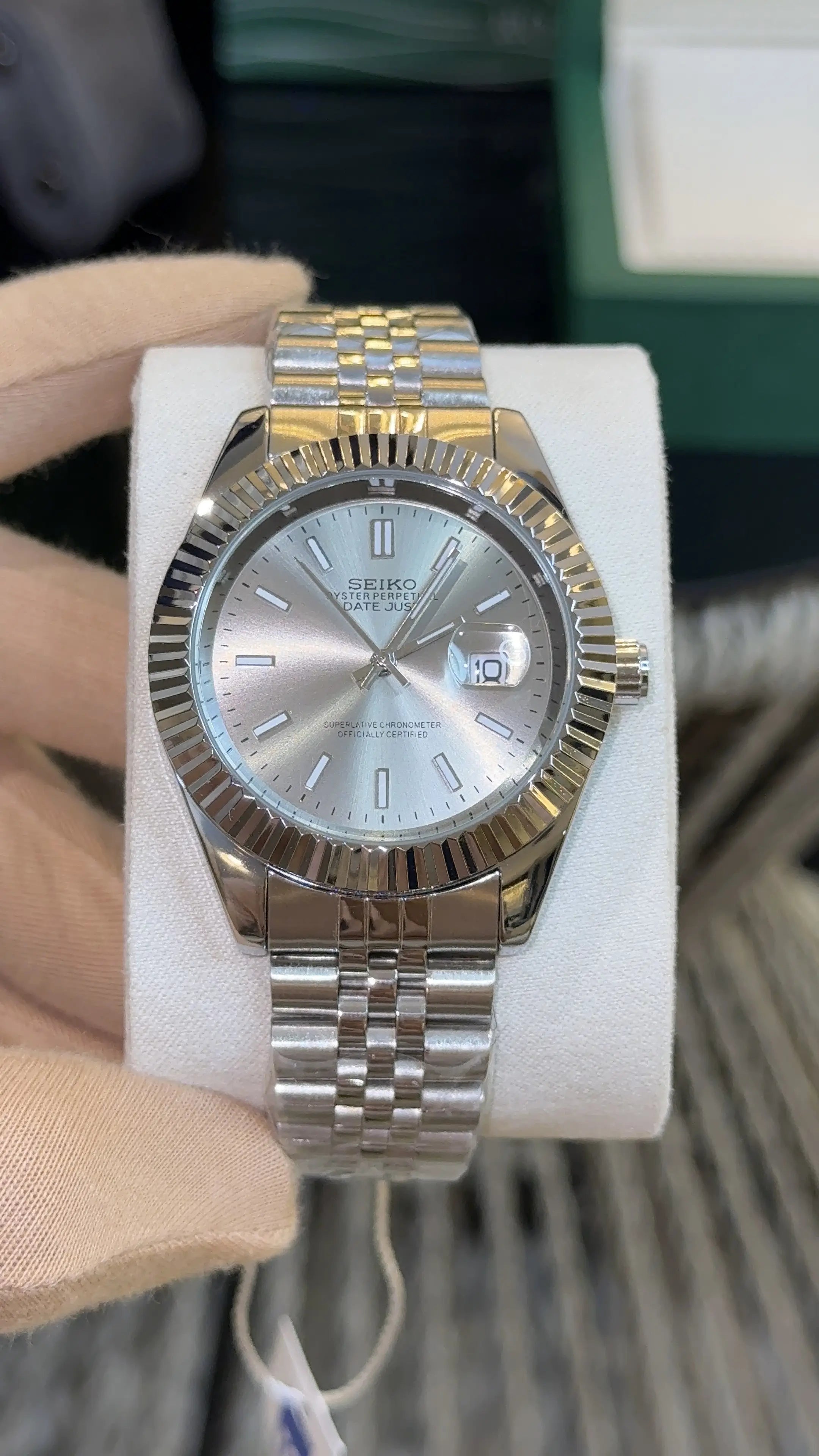Seiko Date Just heavy quality  
