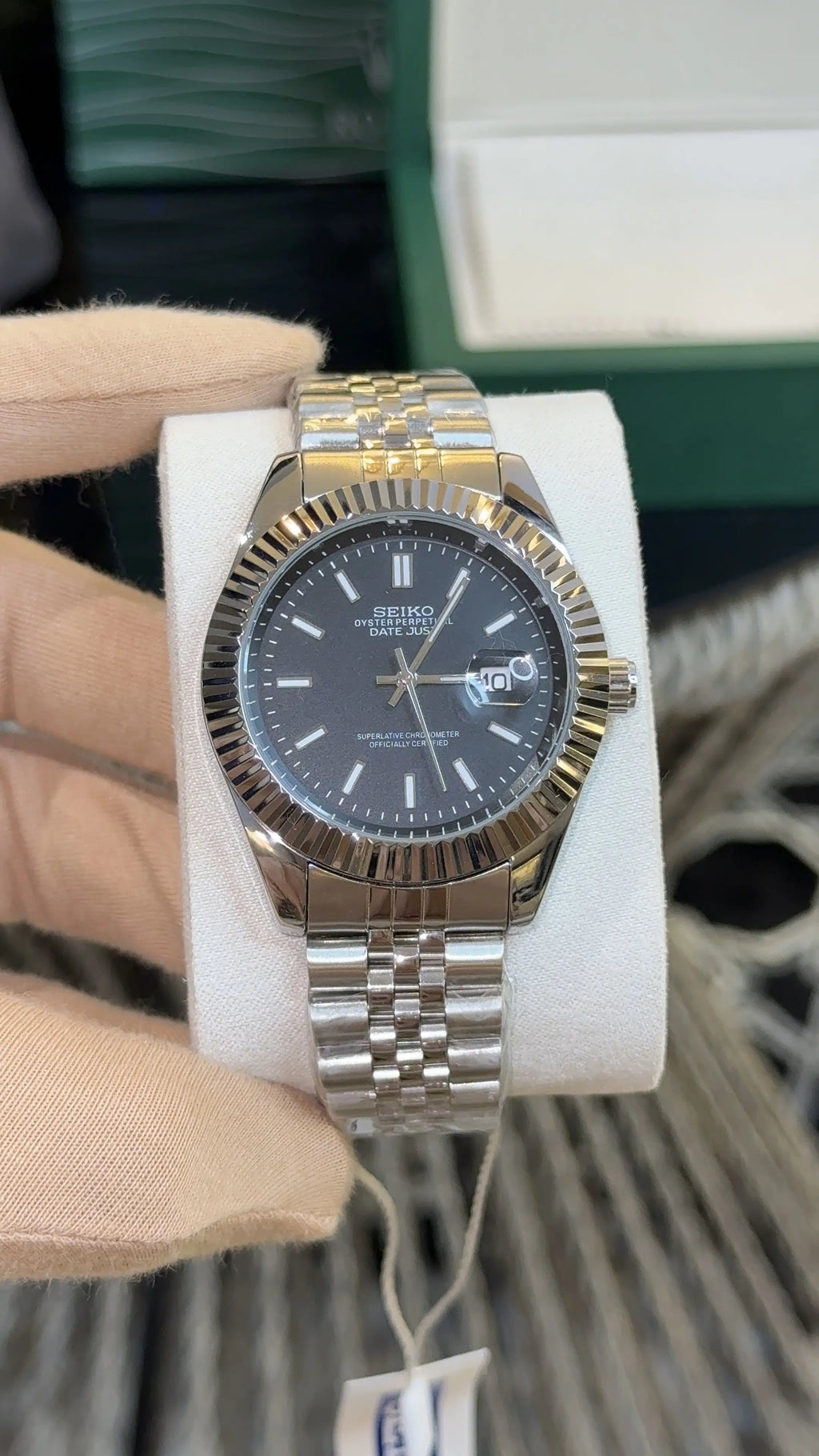 Seiko Date Just heavy quality  