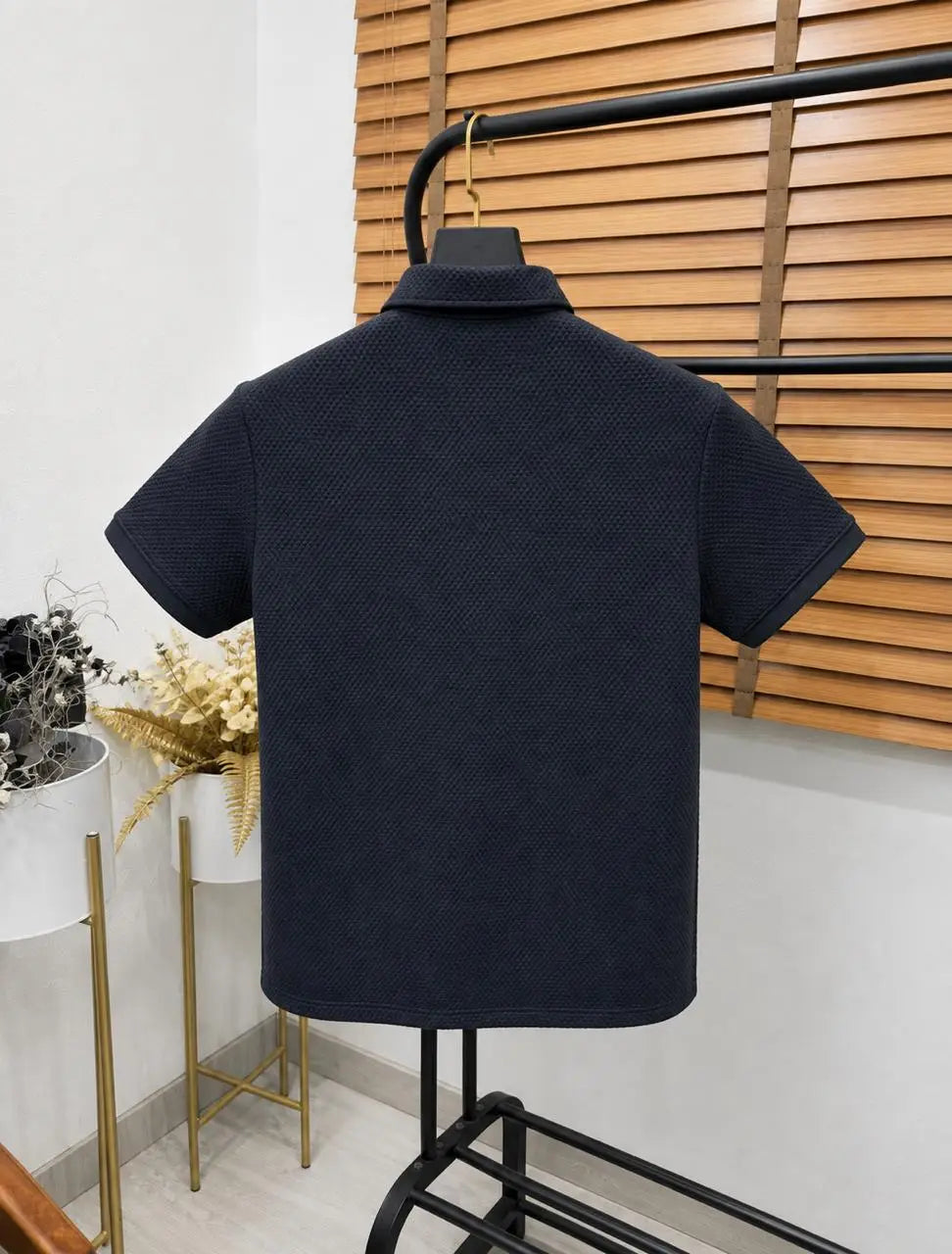 Lacost_e Imported Taiwan Kint Fabric Half Sleeves Shirt