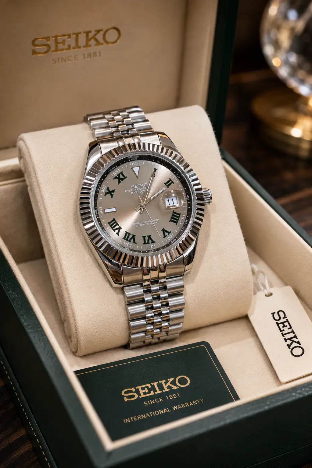 Seiko Date Just heavy quality  