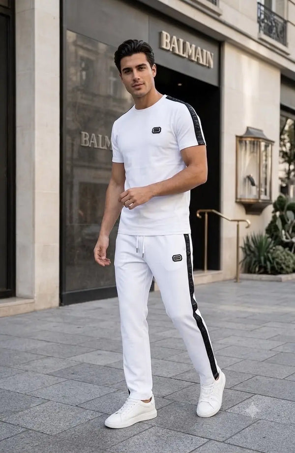Balmai n Paris White Logo Work Premium Cord Set