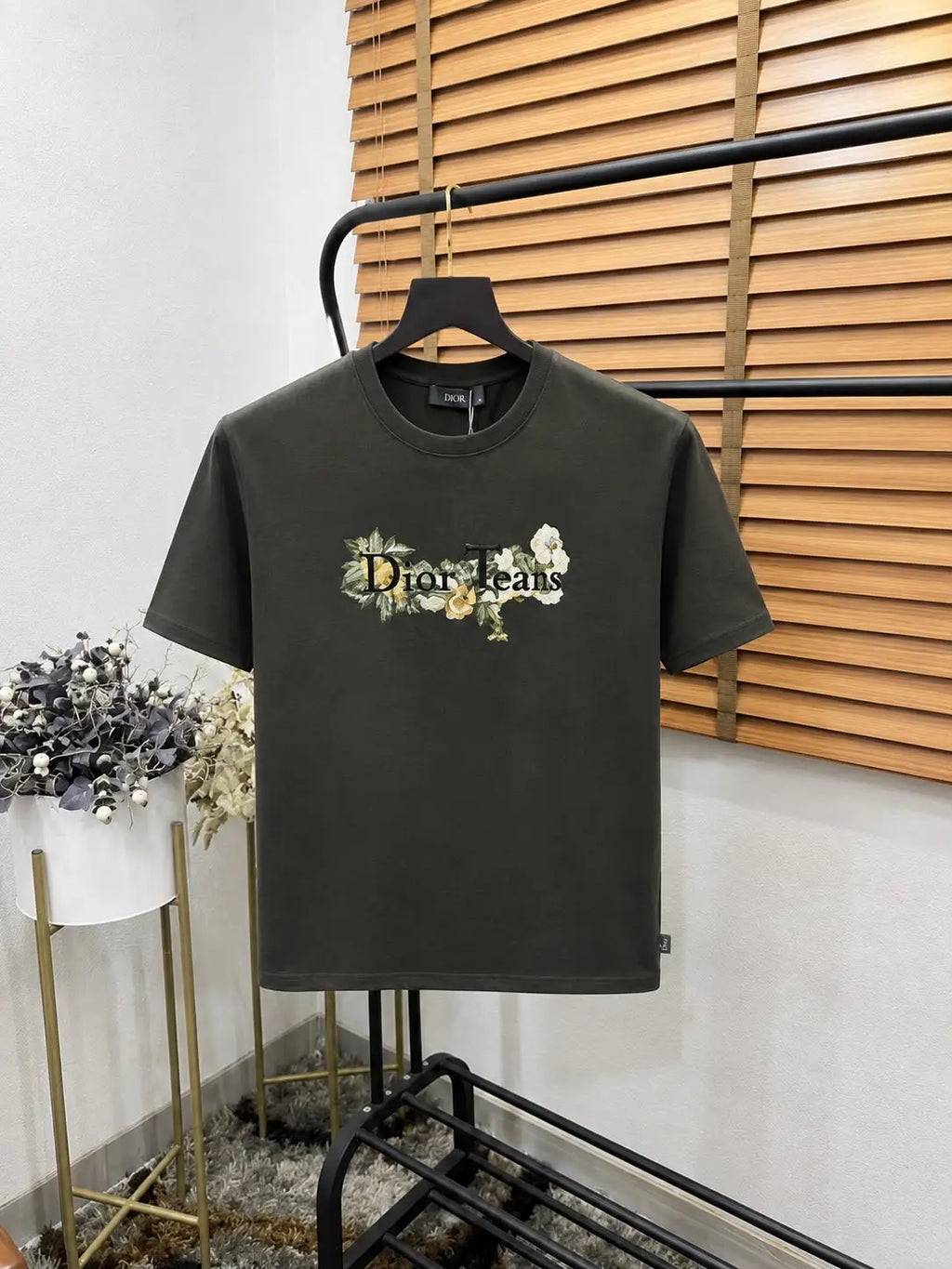 Christian Dio_r Furr Embroidered Printed Imported Premium T-shirt