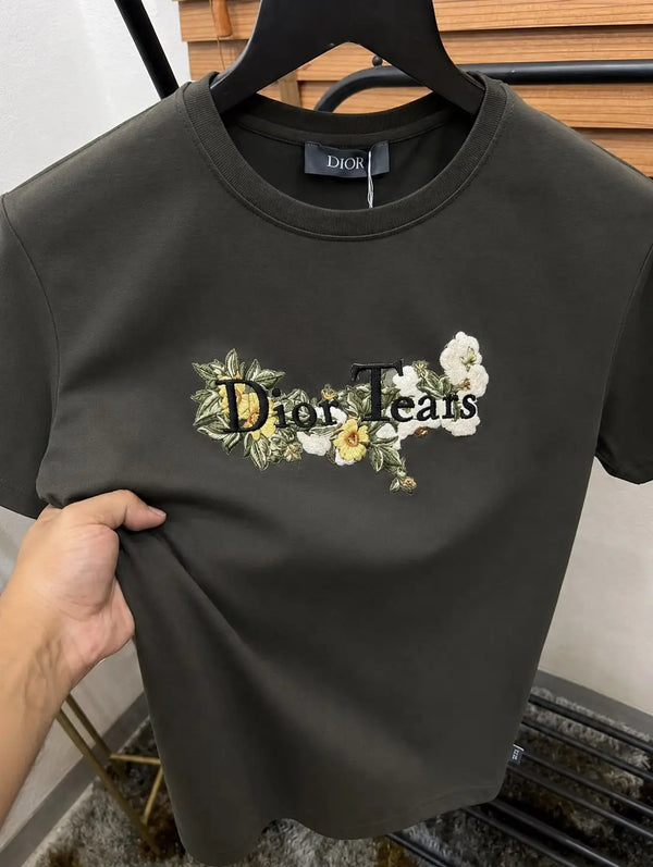 Christian Dio_r Furr Embroidered Printed Imported Premium T-shirt
