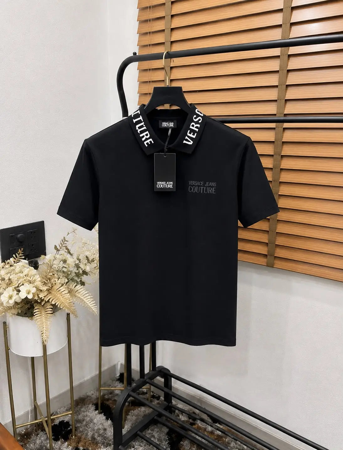 Versac_e Jeans Couture Collor Printed Imported Premium Polo T-shirt Main image
