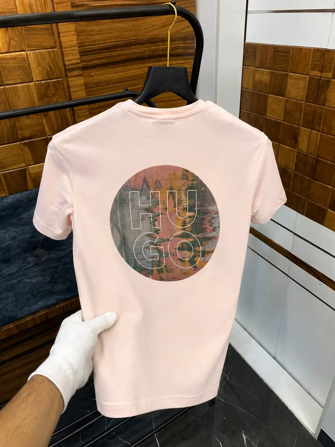 Hug_o Bos_s Printed Imported T-shirt With OG Box Secondary image