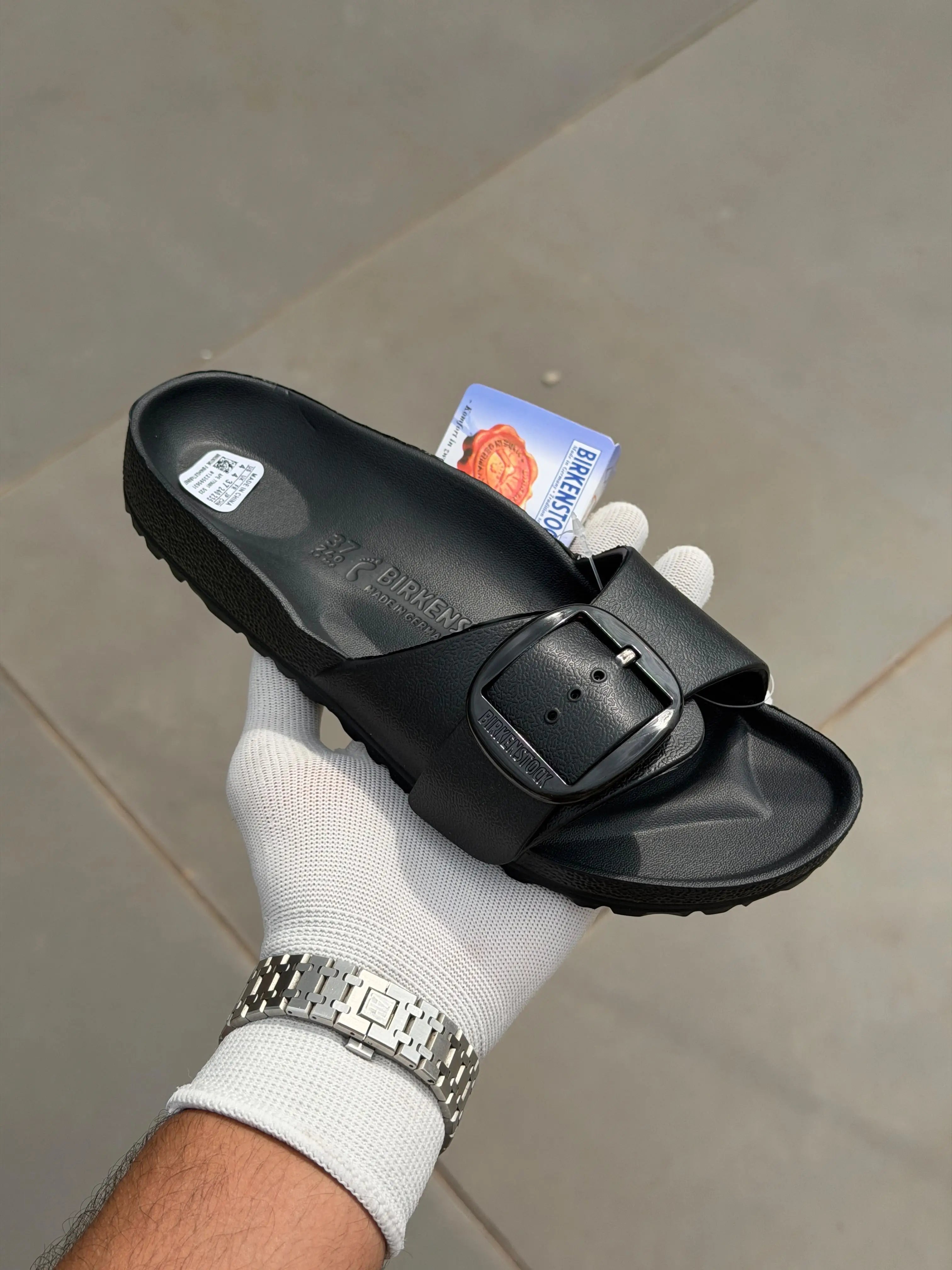  BIRKENSTOCK EVA MADRID BIG BUCKLE BLACK