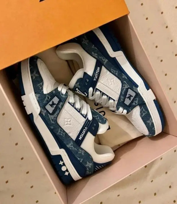Loui_s Vuitton Trainer Denim Blue