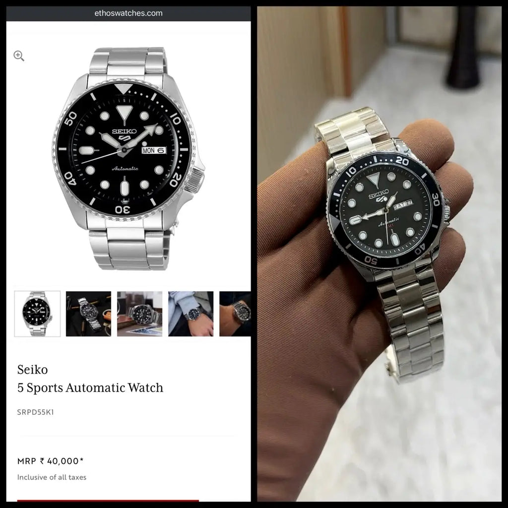 Seiko 5 Sports Automatic Movement (Day -Date)