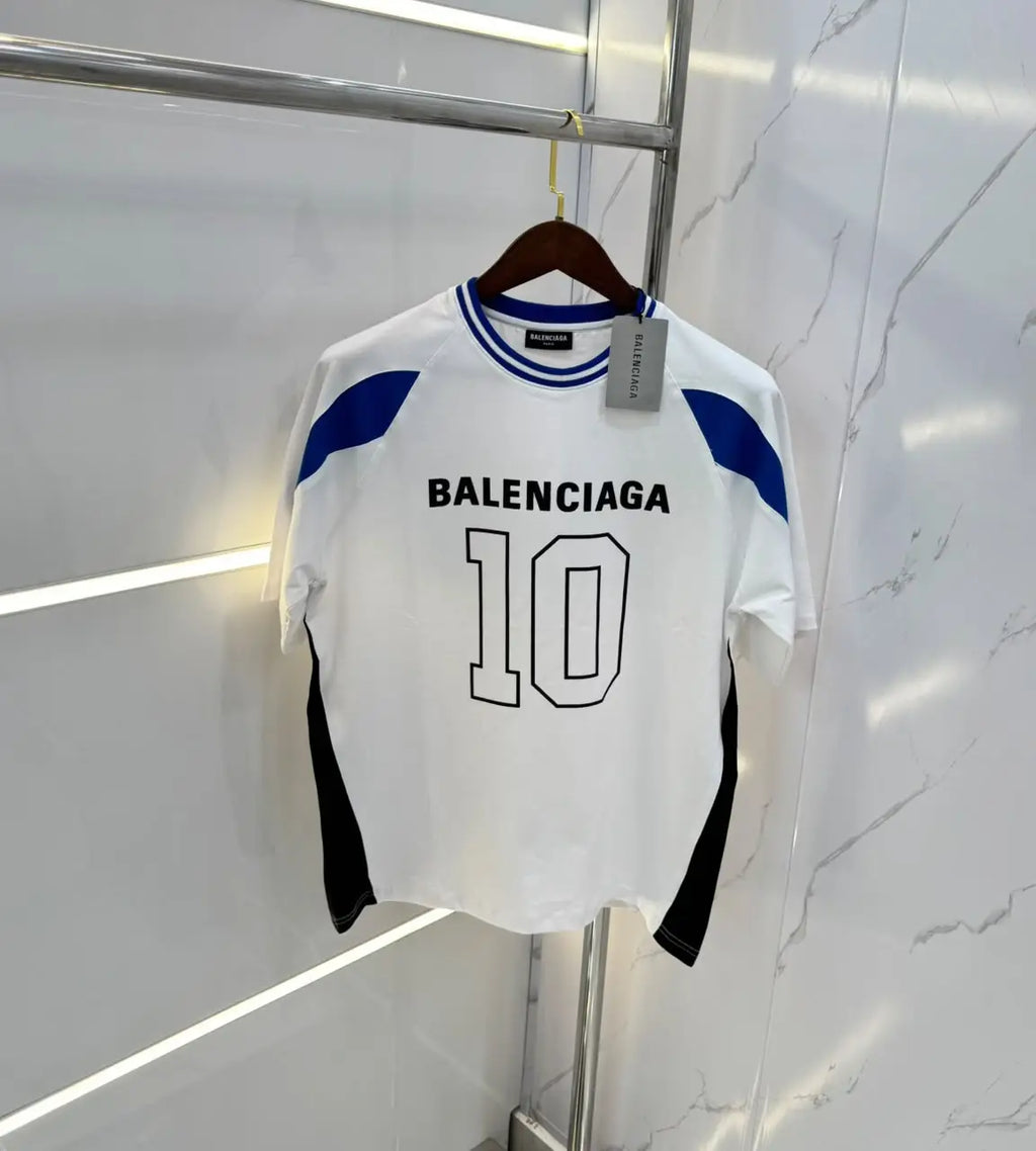 Balenciaga x NBA White Back Print Imported Oversized T-Shirt