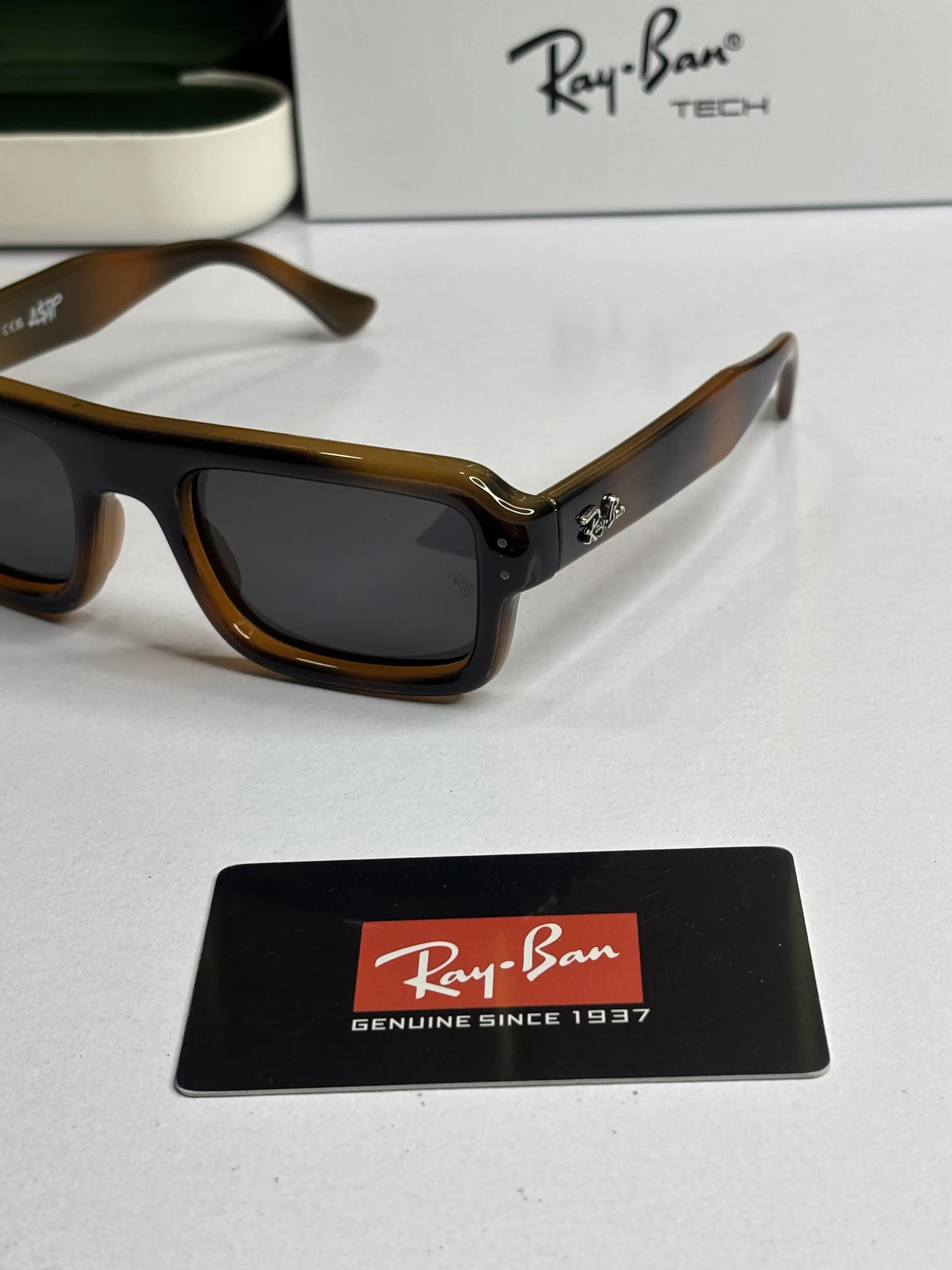 Rayban 4954 Puffer Square Tiger Black Secondary image