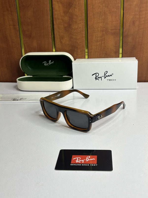 Rayban 4954 Puffer Square Tiger Black