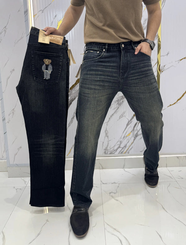 Ralph  Lauren Greenish Teddy Edtion Imported Denim